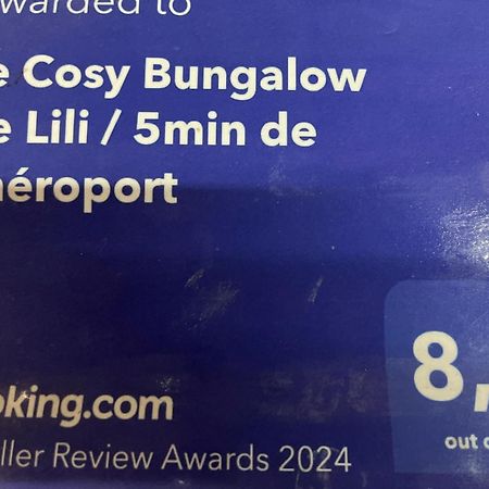 Le Cosy Bungalow De Lili / 5Min De L'Aeroport Лес Абимес Екстериор снимка
